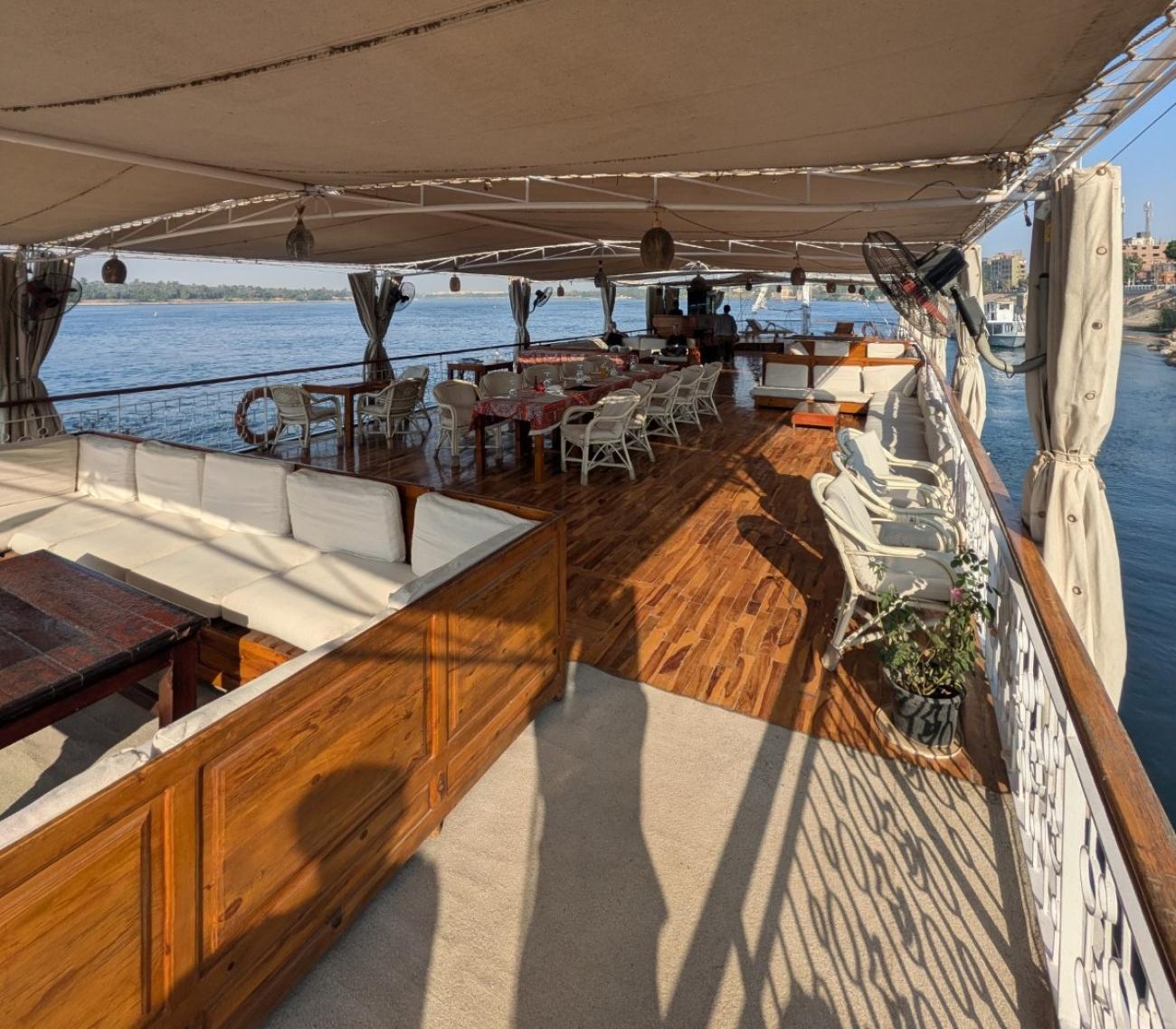 Deck of a boat